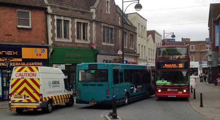 Carousel Dennis Trident Alexander ALX400 102 & Arriva Shires MAN 14.220 MCV 3747